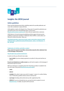 Insights: the UKSG journal