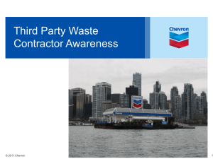 Contractor Third Party Waste Awareness