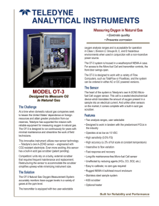 the brochure - Teledyne Analytical Instruments