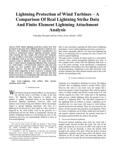 Lightning Protection of Wind Turbines