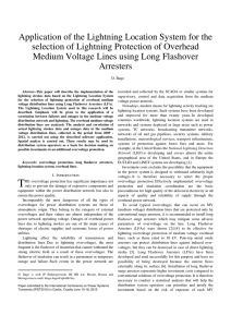 Application of the Lightning Location System for the selection