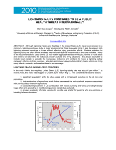 lightning injury continues to be a public health threat internationally