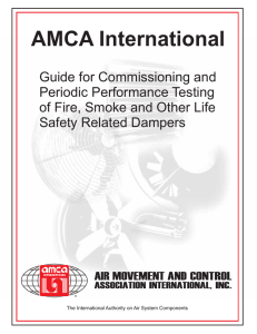 Guide For Commissioning And Periodic Performance Testing Of Fire