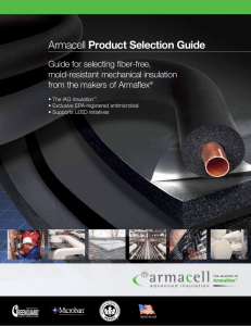 Armacell Product Selection Guide