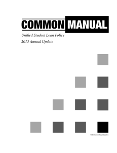 common manual - American Student Assistance