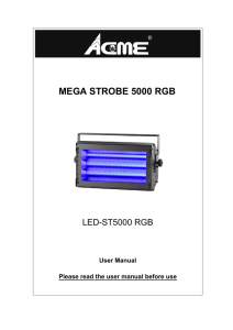 MEGA STROBE 5000 RGB