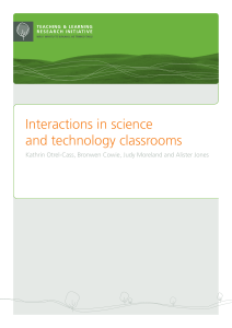Interactions in science and technology classrooms
