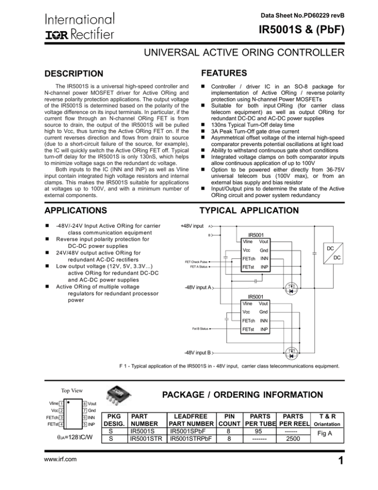 IR5001S INFINEON Circuiti Integrati Di Gestione Di Potenza