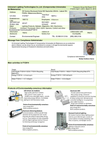 Universal Lighting Technologies.Co.,Ltd. (Componentes