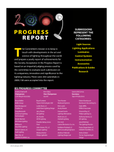 report progress - Illuminating Engineering Society