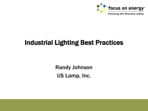 Industrial Lighting Best Practices