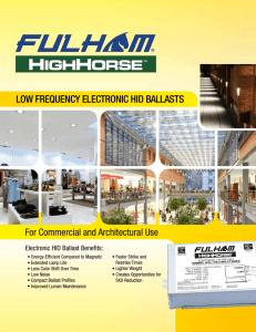 low frequency electronic hid ballasts