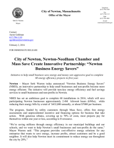 Newton Business Energy $avers - World Energy Efficiency Services