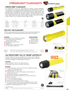 streamlight flashlights
