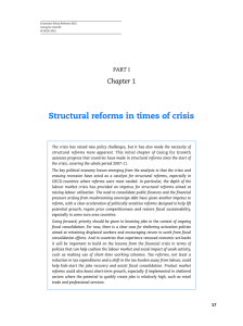 Structural reforms in times of crisis