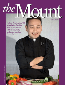 Fr. Leo Patalinghug `88 helps bring families back to the dinner table