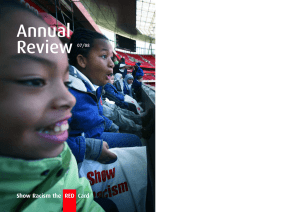 Annual Review - Show Racism the Red Card