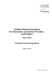 Scottish National Standards
