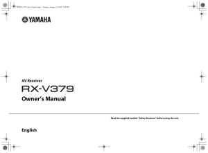 Owner`s Manual