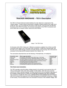 TRACKER HARDWARE – TECI-3 Description