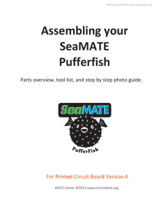 Assembling your SeaMATE Pufferfish