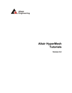 Altair HyperMesh Tutorials