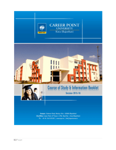 1 | Page - Career Point University