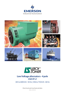 Low Voltage alternators