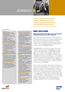 bhp billiton - AGILE Solutions