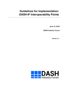DASH-IF Interoperability Points V3.3