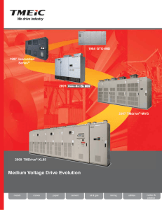 Medium Voltage Drive Evolution