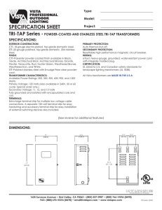 SPECIFICATION SHEET