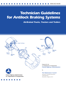 Technician Guidelines for Antilock Braking Systems