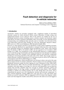 Fault detection and diagnosis for in-vehicle networks 13