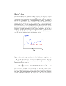 Hooke`s Law