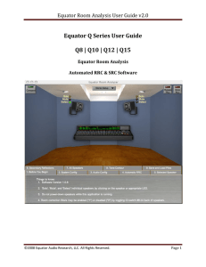 Equator Q Series User Guide Q8 | Q10 | Q12 | Q15