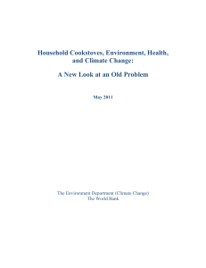 Household Cookstoves, Environment, Health, and Climate Change