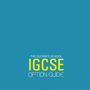 to IGCSE Guide 2014