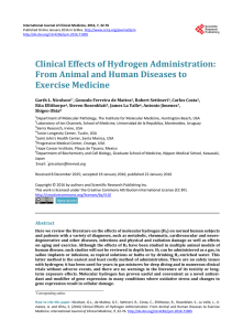 Clinical Effects of Hydrogen Administration: From