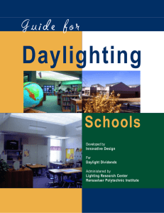 Daylighting Schools - Lighting Research Center