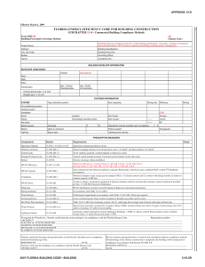 florida energy efficiency code for building construction