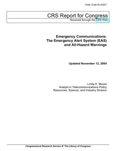 The Emergency Alert System (EAS) and All
