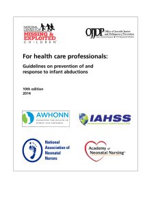 For health care professionals - The National Center for Missing