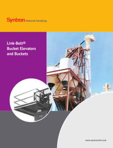 Link-Belt Bucket Elevator - Syntron Material Handling