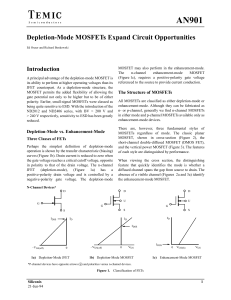 Depletion-Mode MOSFETs Expand Circuit Opportunities