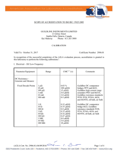 (A2LA Cert. No. 2906.01) 06/09/2016 Page 1 of 4 SCOPE OF