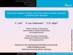 Implicit time integration methods and inexact Newton methods