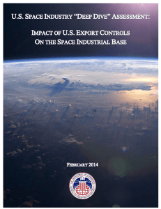 Impact Of U.S. Export Controls On The Space Industrial Base