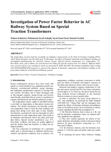 Investigation of Power Factor Behavior in AC Railway
