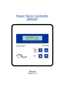 Power Factor Controller BR6000